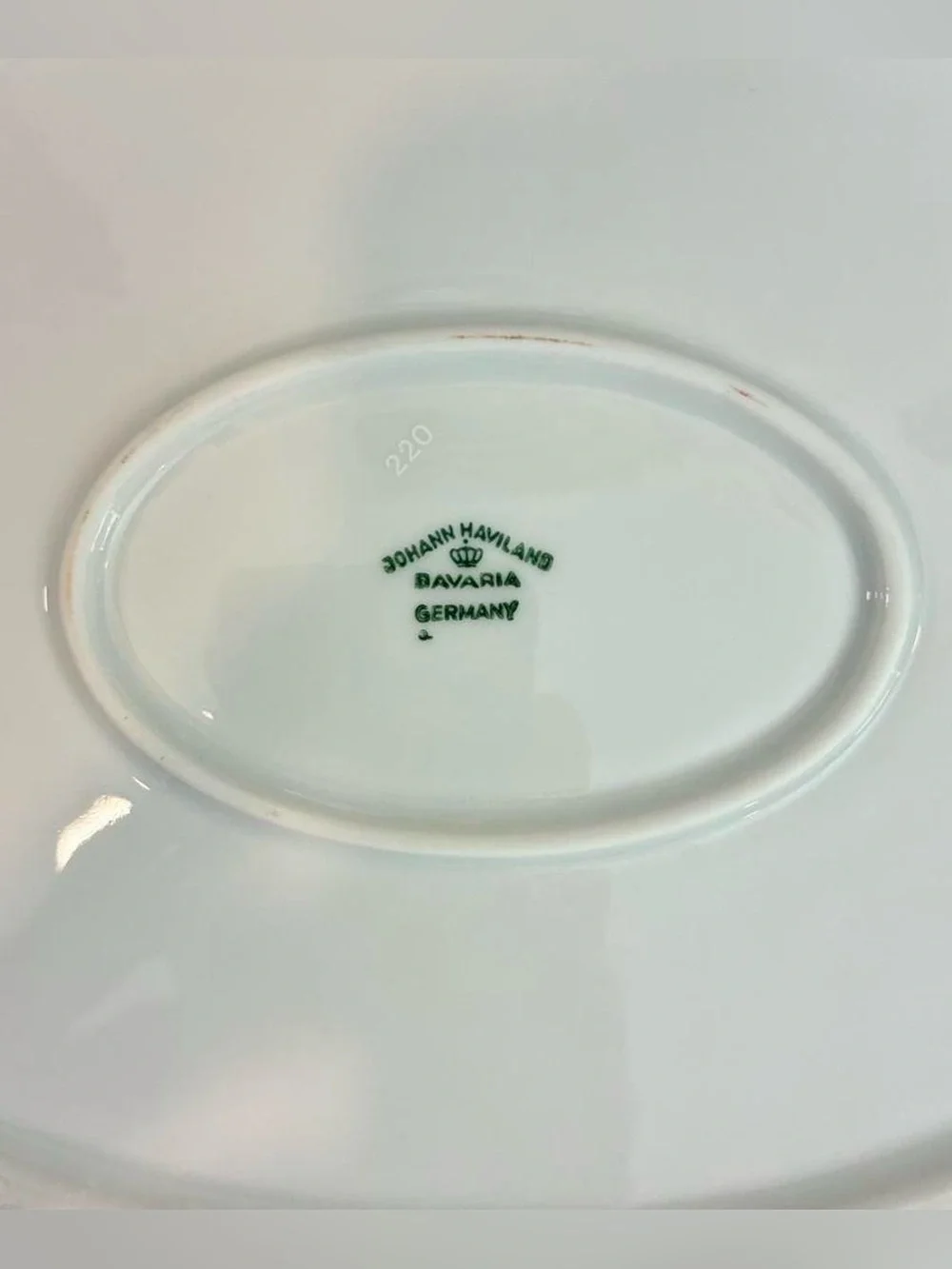 BAVARIA Vintage Floral Porcelain Serving Platter with Pastel Floral Trim 🌷